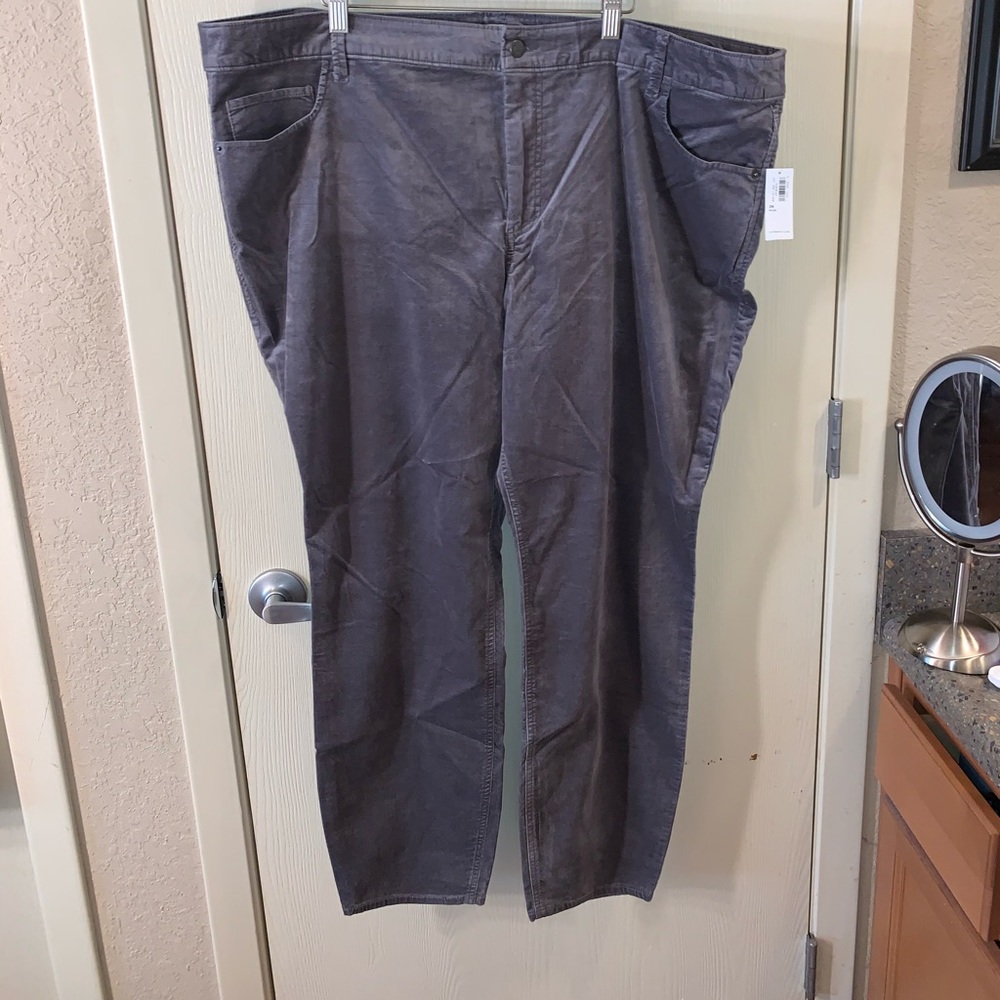 Old Navy Grey NWT Rockstar velvet super skinny pants